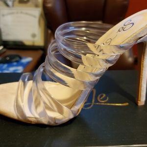 Clear Stiletto Heels